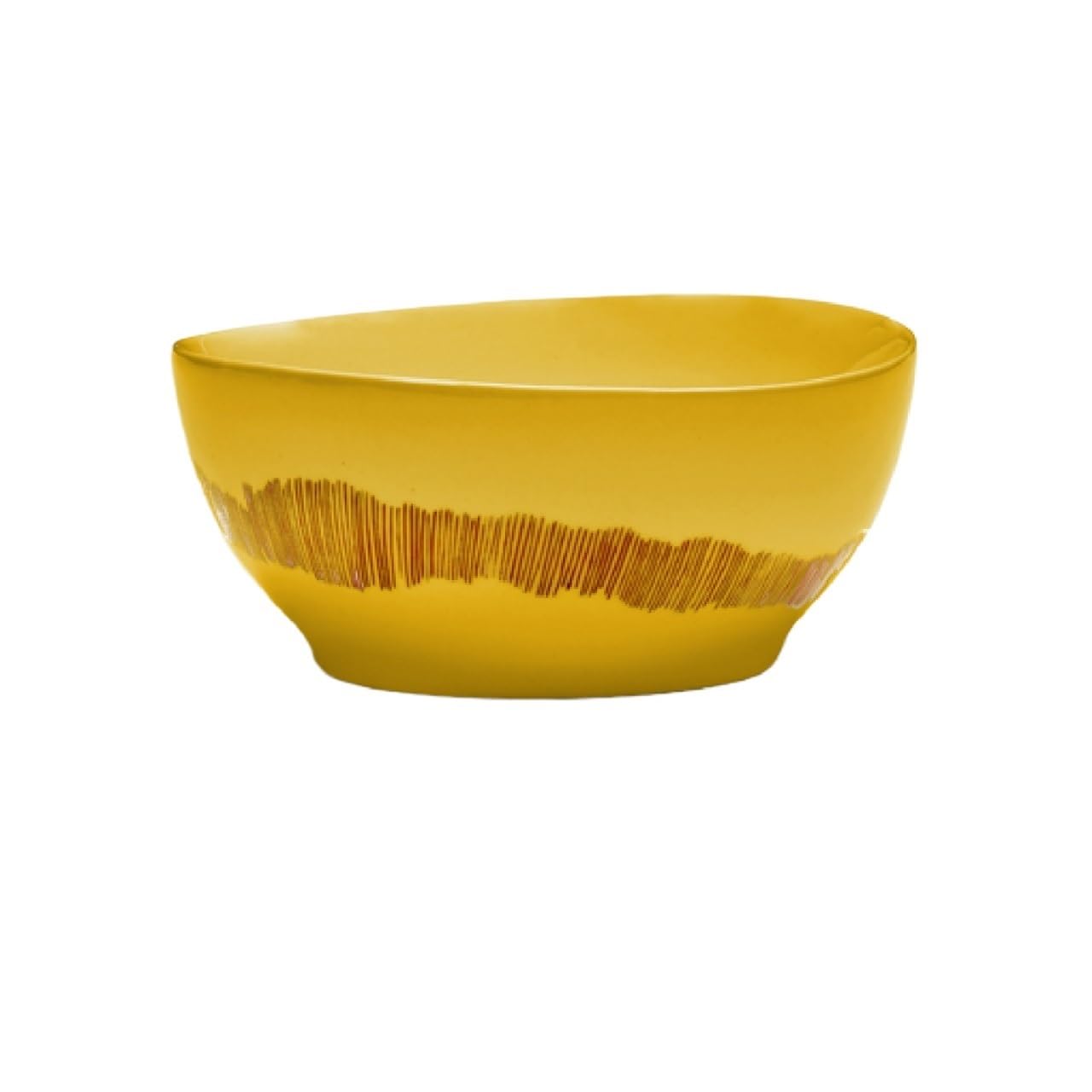 Salaterka miska na sałatkę owocową ceramiczna żółta miska ramen miska na zupę miski do kuchni