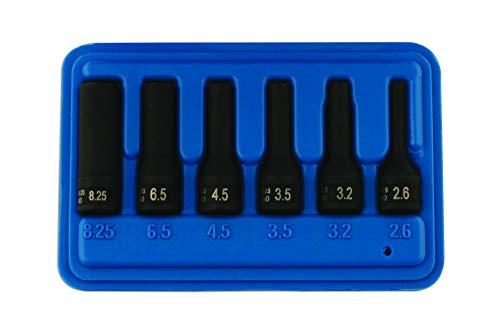 Laser 5785 Glow Plug Electrode Removal Sockets 1/4"D 6pc - Image 4
