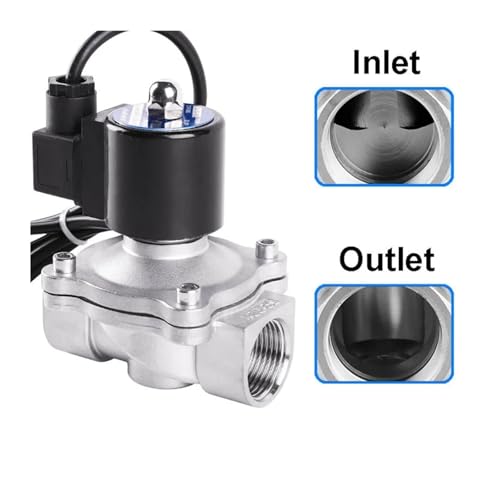 Válvula solenoide de fuente normalmente cerrada de 1/2 pulgada 24V CC 4