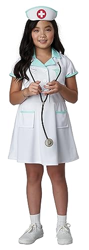 Disfraz de enfermera para niñas talla XS miniatura 2