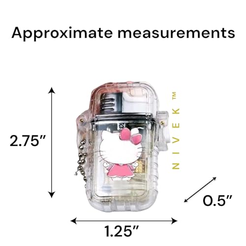 Encendedor Transparente Kulomi Kitty Cat Kawaii miniatura 2