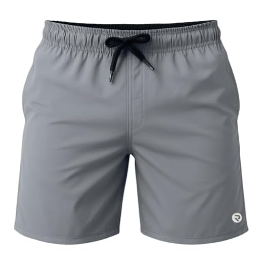Short Praia Masculino Bermuda Verão Academia Treino Corrida Premium Original (BR, Alfa, P, Regular, Regular, Cinza)