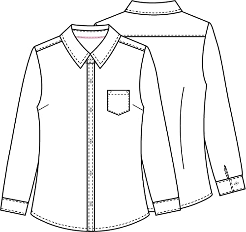 Image of Classroom Uniforms Juniors Long Sleeve Oxford Shirt