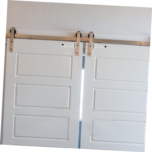 Kit de herrajes para puertas abatibles 2 pares, pivotes resistentes para puertas corredizas de clóset, instalación fácil, soporta puertas pesadas para uso en casa y oficina miniatura 6