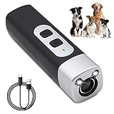 SGZIOO Ultrasuoni per Cani, Dispositivo Antiabbaio per Cani con la Torcia Elettrica, 3 Fre...