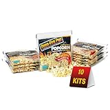 Wabash Valley Farms Popcorn Machine Popcorn Packets- Less Salt Less Oil, Popcorn Kernels for Popcorn Machine, All in One Popcorn, 10 Popcorn Kits