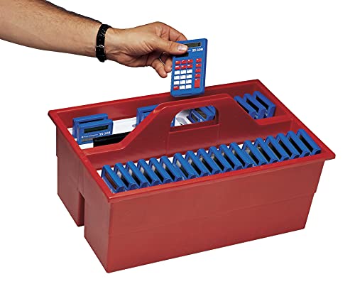 SI Manufacturing SI20000 Caddy Stack for Standard Calculator, Plastic, Red,12-1/4 x 18-3/4 in