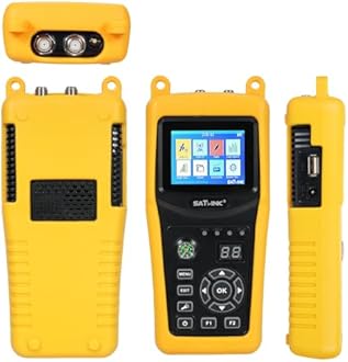 Satlink ST-5030 DVB-S2/S ISDB-T J83B Digital Satellite Signal Finder Meter 950 to 2150 2.4inch TFT LCD Screen Signal Strength Meter with Compass Outdoor Camping Measuring Device