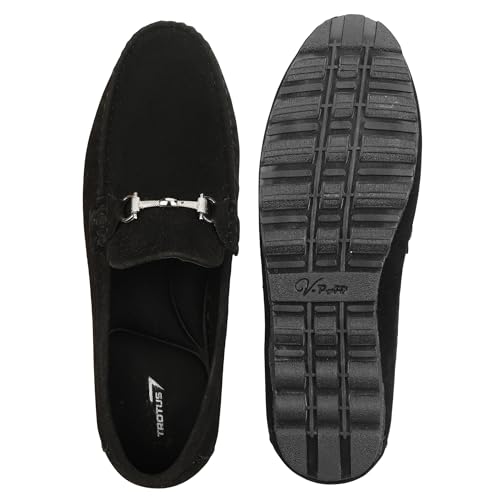 Image of TROTUS Men's Stylish & Comfortable with Soft Cushioned Insole | Hand-Stitched Design for Trendy | Loafer for Men