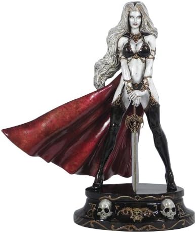 CS Moore Studios Lady Death Faux Bronze Statue (White Version)