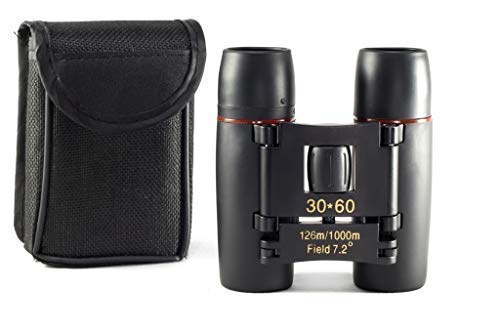 Compact Mini Binoculars - Ideal For Adults And Kids - High Powered And Lightweight, Enhanced Low Light Vision, High Powered Lens, Protective Rubber, 30 X 60 #TOP1
