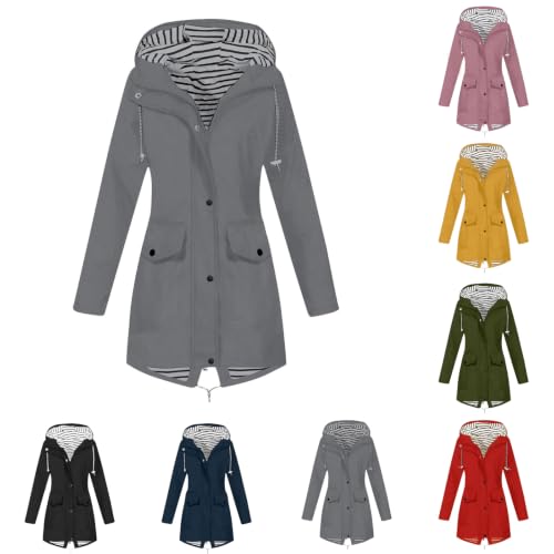 Chubasquero impermeable para mujer softshell ideal como chaqueta ligera de verano para el día a día