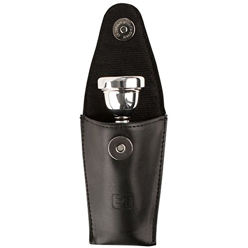 Protec Trombone / Euphonium Mouthpiece Padded Leather Pouch With Secure Magnetic Snap Closure, Model L204 #TOP1