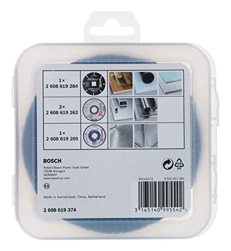 Kit accessoires Bosch X-LOCK et disques à tronçonner surface plate de précision