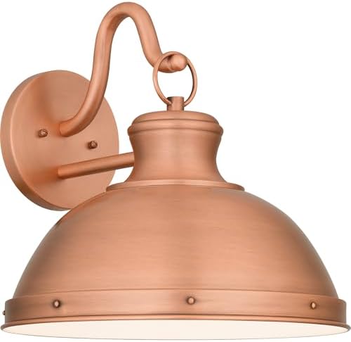Quoizel Jameson 1-Light Aged Copper Outdoor Wall Lantern