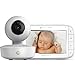 Motorola Baby MBP 50 - Vigilabebés vídeo con pantalla LCD a color de 5.0", modo eco y visión nocturna, color blanco