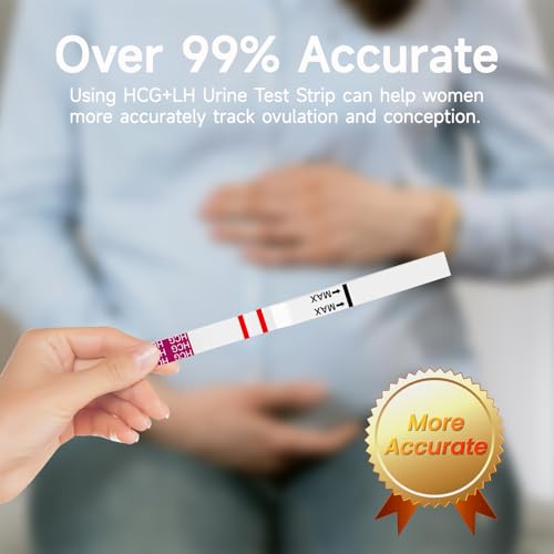 Image of Ovulation Test Strips and Pregnancy Test Strips Kit, Ovulation Strips Tracker Fertility Test for Women, 50 LH Test + 20 HCG Test + 1 Reusable Urine Cup, Ovulation Predictor Kit for Home