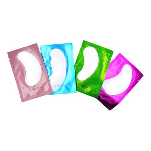 50 Pares Protetor Pálpebra Gel Alongamento Cílios Patch Pad