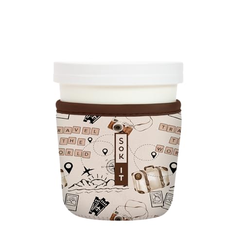 Sok It IceCreamSok Insulated Neoprene Cover (The Scenic Route, Fits Tapered Pints)