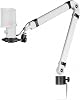Mars Gaming MMIC-XT, Professional High Definition Studio Microphone 192Khz 24-bit, Omnidirectional Arm, Anti-Vibration Support, Metal Mesh Pop Filter, White