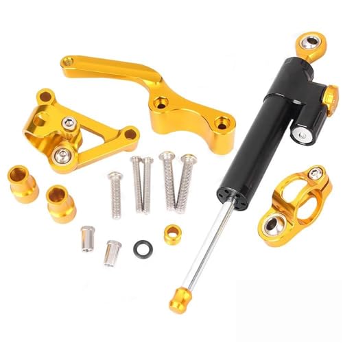 Amortisseur de direction moto en aluminium pour stabiliser le train avant de la Ducati