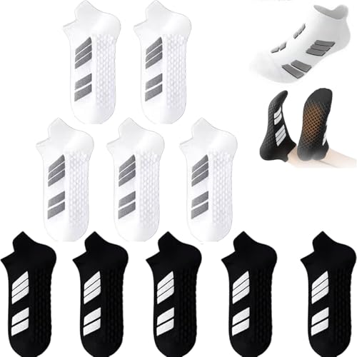 Upliftjoys Unisex Low-Cut No-Show Sports Socks, Anti-Slip Thickened Wear-resistant, Breathable and Sweat-Wicking