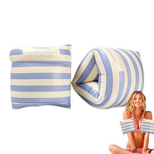 Moageme Floaties for Adults | PVC Pool Floats Arm Bands | Soft PVC Arm Floater for Enhance Swimming Skills, Comfortable Pool Floats Swim Arm Bands