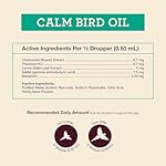 Hemp Well Calm Bird Oil — Relieves Anxiety, Calms and Relaxes Your Bird, Reduces Destructive Behavior, Organically Sourced – 2 Ounces - Image 2