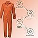 ACTIVE UNIFORMS Overall Workwear Men Long Sleeve Coveralls, Orange (Medium)