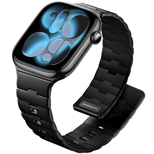 [Bandletic] �A�b�v���E�H�b�`�p �o���h - N54���΃o���h �}�O�l�b�g���V���R�� �j�����p �X�|�[�c�p �y�� Series11/10/9/Ultra3/SE3/8/7/6/5/4/3/1�p �u���b�N