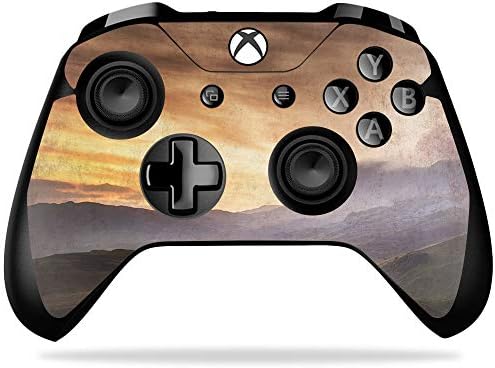 MightySkins Skin Compatible with Microsoft Xbox One X Controller - Vintage Landscape | Protective, Durable, and Unique Vinyl wrap Cover | Easy to Apply, Remove, and Change Styles | Made in The USA image 3