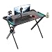 EUREKA ERGONOMIC X1-S Gaming Computer Desk 44.5" Gamer Desk PC Table Gaming Desks with LED Lights Large Carbon Fiber Surface Cup Holder Headphone Hook for Men Boyfriend Female Gift