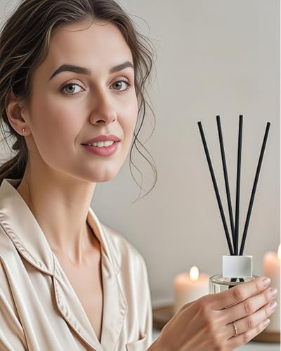 Set 2 botellas difusoras con varillas para aromaterapia miniatura 4