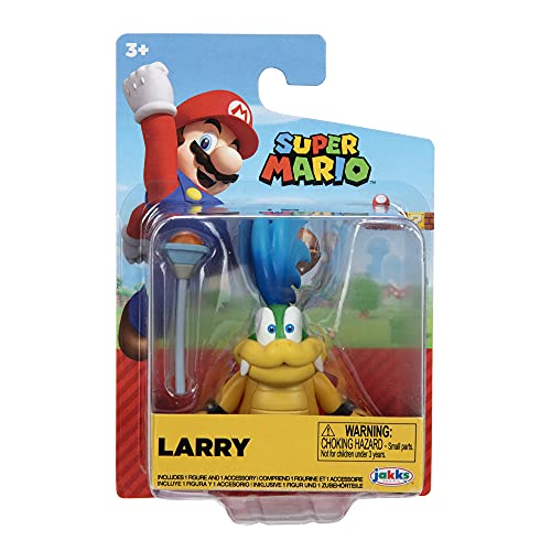 SUPER MARIO - BONECO 2.5 POLEGADAS COLECIONÁVEL (LARRY)