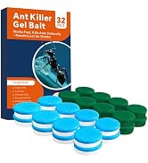 32 PCS Ant Killer Gel Bait Stations, Extra Strengthen Ant Bait Traps, Long-Lasting Effective Pest...
