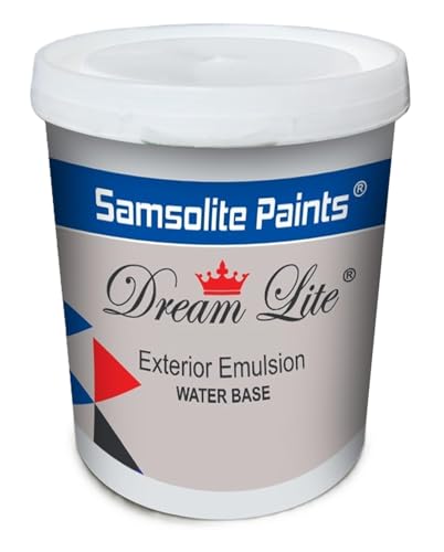 Samsolite® Dreamlite Exterior Emulsion Water-Based Paint - 1L | YOUNG BOY BLUE Shade | Long-Lasting Weather Protection for Home, Living Room, Bedroom & Outdoor Walls