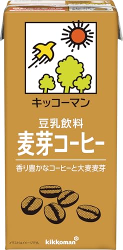 キッコーマン 豆乳飲料 麦芽コーヒー 1L 紙パック 1000ml 6本×3ケース (18本)