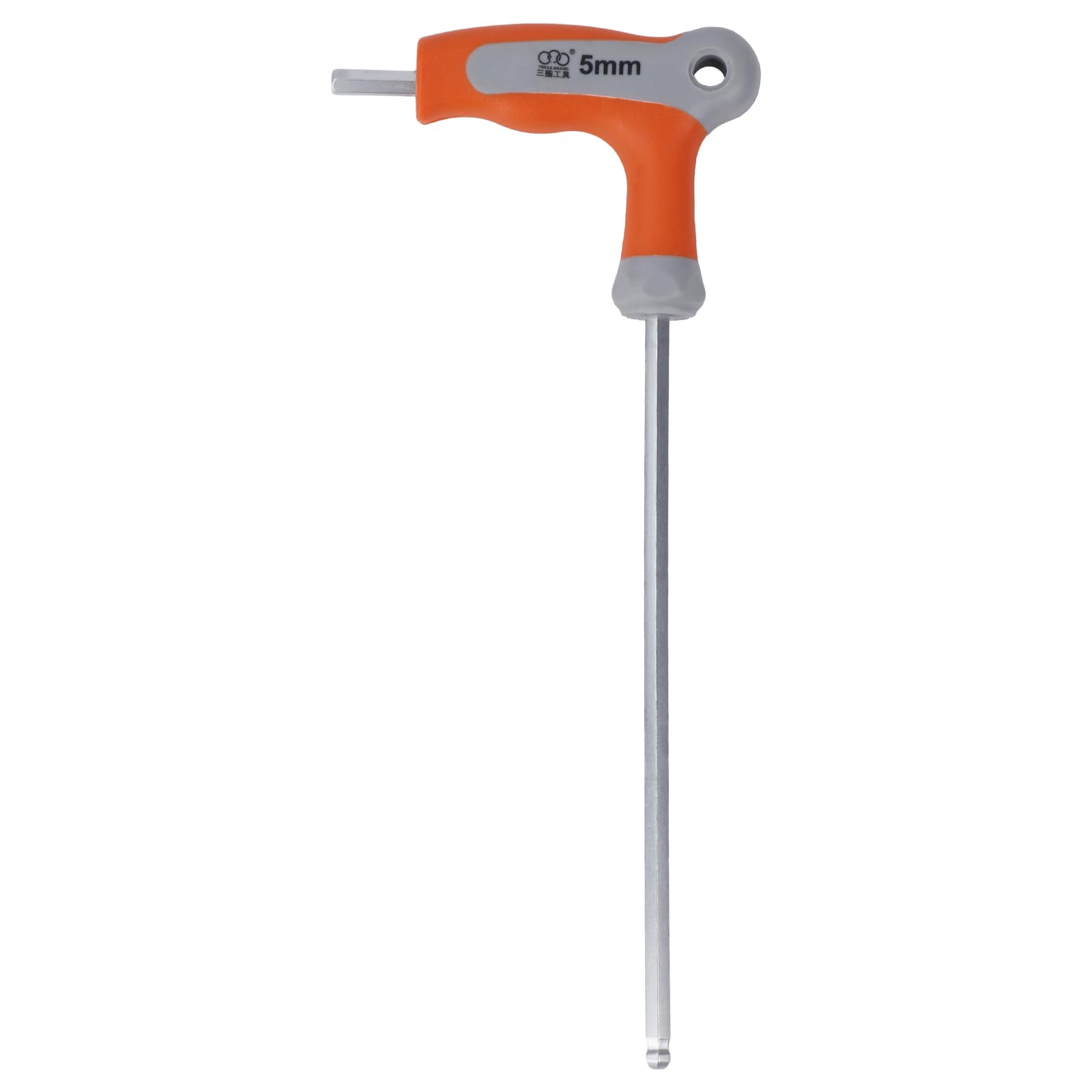 Larcele Llave Allen deLlave métrica hexagonal Llave en T con extremo de bola CR-V 2-10mm NLJBS-01 (2+2.5+3+4+5+6+8+10mm)