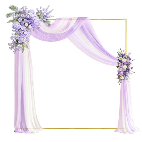 6.6 ft square wedding arch backdrop stand