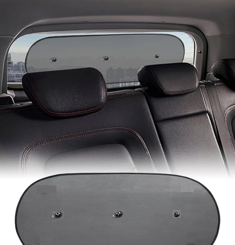 Image of Fabric Car Side Window and Rear Window Sun Shades, Black (Universal) (Chipkoo and Dikky)