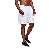 Under Armour Men's Tech Graphic Shorts, White (100)/Overcast Gray, Medium