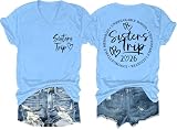 JWVEL Girls Trip 2026 Shirts Girls Weekend 2026 Shirt Sisters Trip Tshirts Summer Vacation for Women T-Shirt