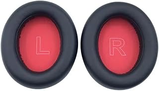 Replacement Earpads Cushions for Anker Soundcore Headphones Q10 Anker Life Q10 Earpads Ear Cushions with Protein Leather Skin and Memory Foam (Q10 Red)