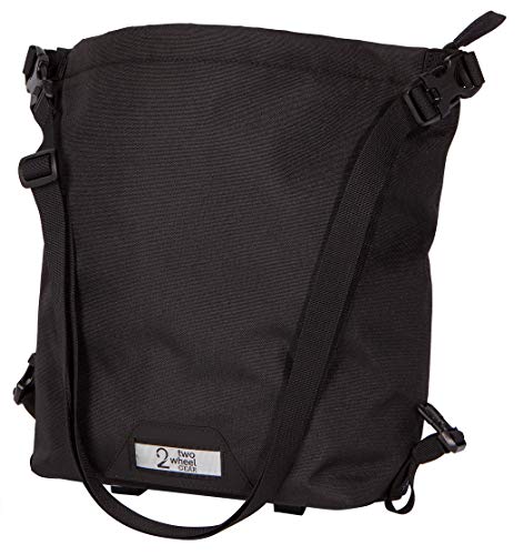 Two Wheel Gear - Dayliner Mini Roll Top Handlebar Bag (3 L) - Water Resistant With Shoulder Strap And Reflective Detail, Commuter Sling Messenger Bag #TOP1