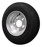Antego 4.80-8 5-Lug Galvanized Trailer Tire and Wheel