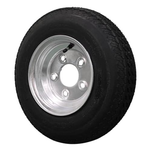Antego 4.80-8 Trailer Tire & Wheel, Load Range C, 5 Lug Galvanized,…
