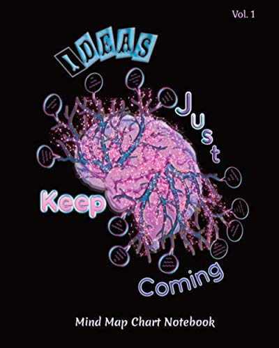 Ideas Just Keep Coming Mind Map Chart Notebook Vol. 1: