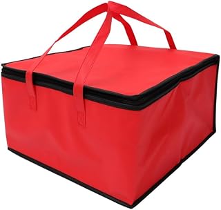 Garneck Isolierte Pizzatasche 35x35 Cm – Praktische -Tasche Für Lebensmitteltransport - Catering Und Kuchen – Tragbare Kühltasche Für Take Out Und Picknick
