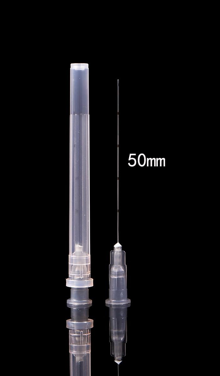 50 confezioni/scatola micro blunt ultra-fine in acciaio inox erogatore accessori industriali forniture da laboratorio (27 G 50 mm)