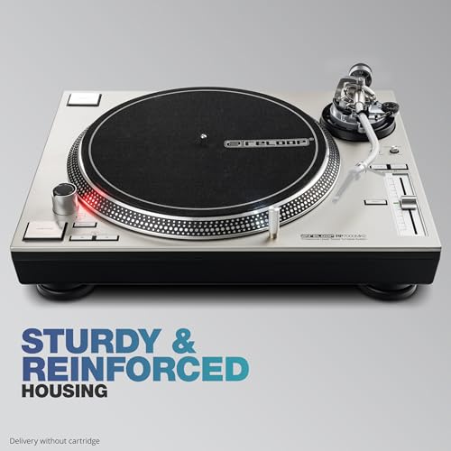 Image of Reloop RP-7000 MK2 Professional Upper Torque Turntable System, Silver